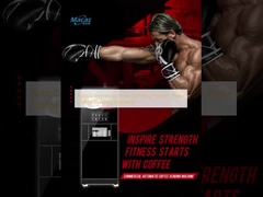 自動商用 フリースタンディング プロテインシェイク コーヒー 販売機