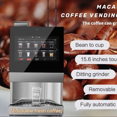 購入 QRコードをスキャン 商用コーヒー販売機 タッチスクリーン 自動エスプレッソ機 オンライン製造