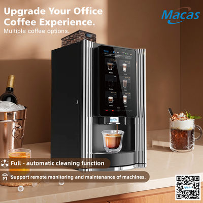 購入 Commercial Bean To Cup Coffee Vending Machine with 15.6inch Touch Screen Hot drinks オンライン製造